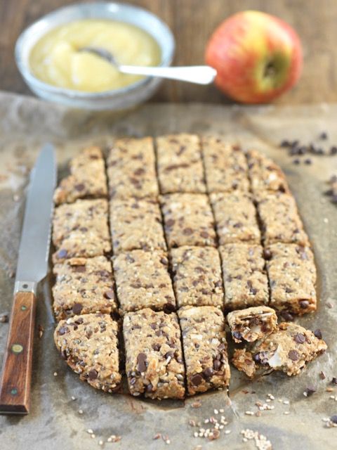 Gâteaux aux amandes et pépites de chocolat